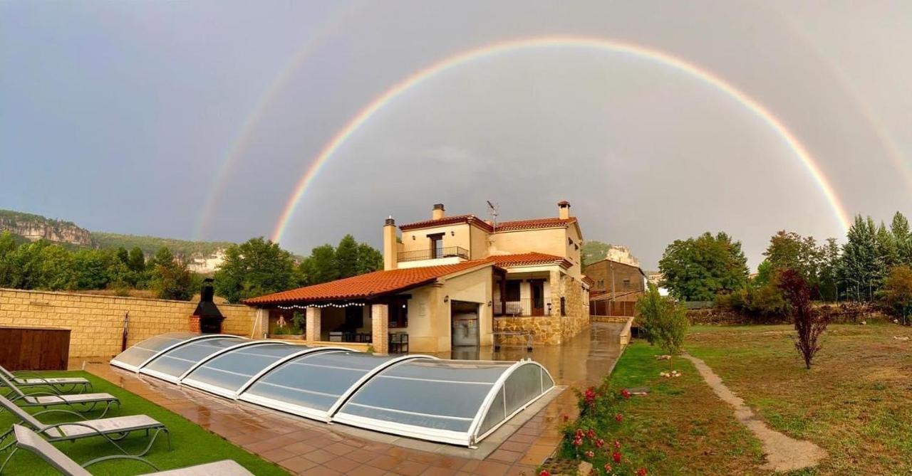 Casa Rural Laguna De Una Bagian luar foto